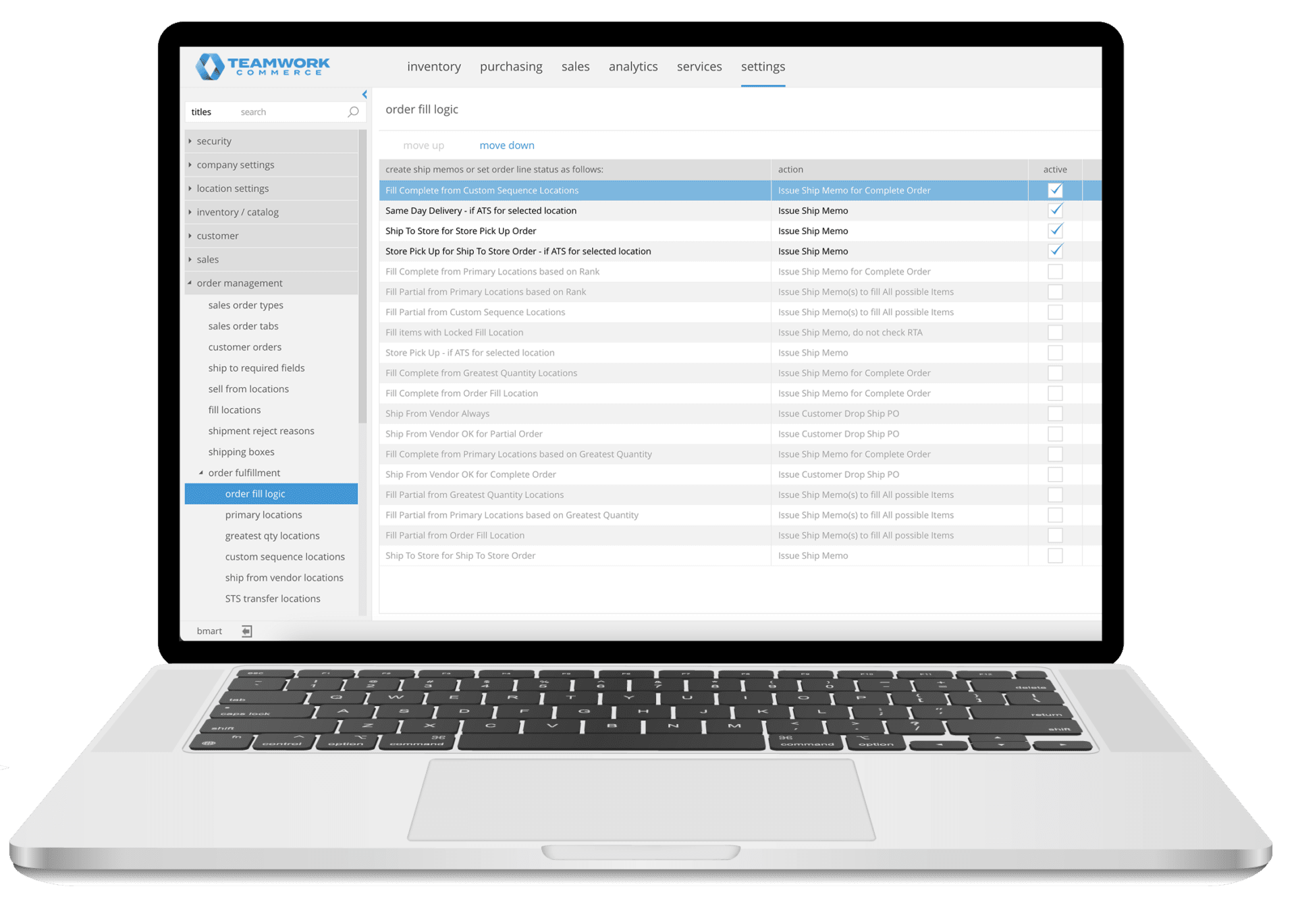 OMS Teamwork Commerce Order Management System