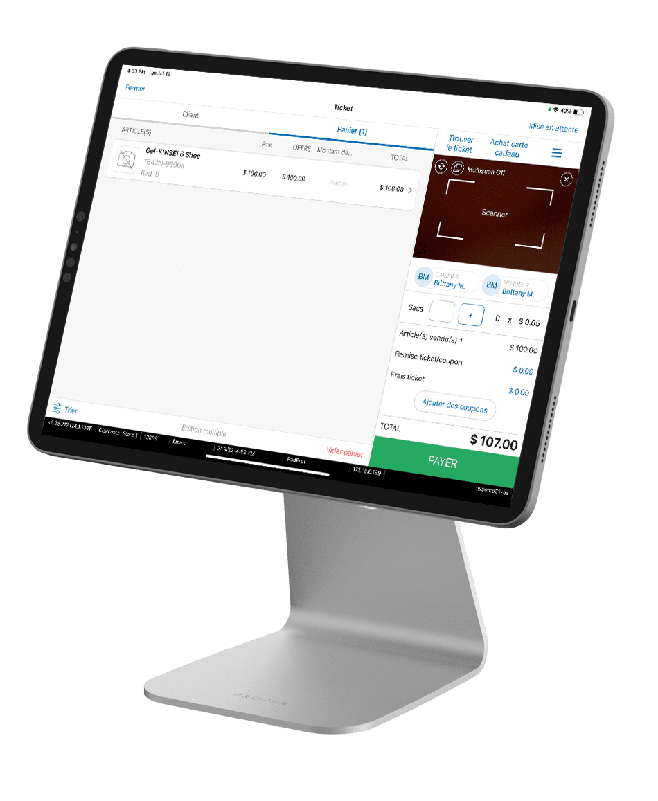 tablet-stand mobile point of sale